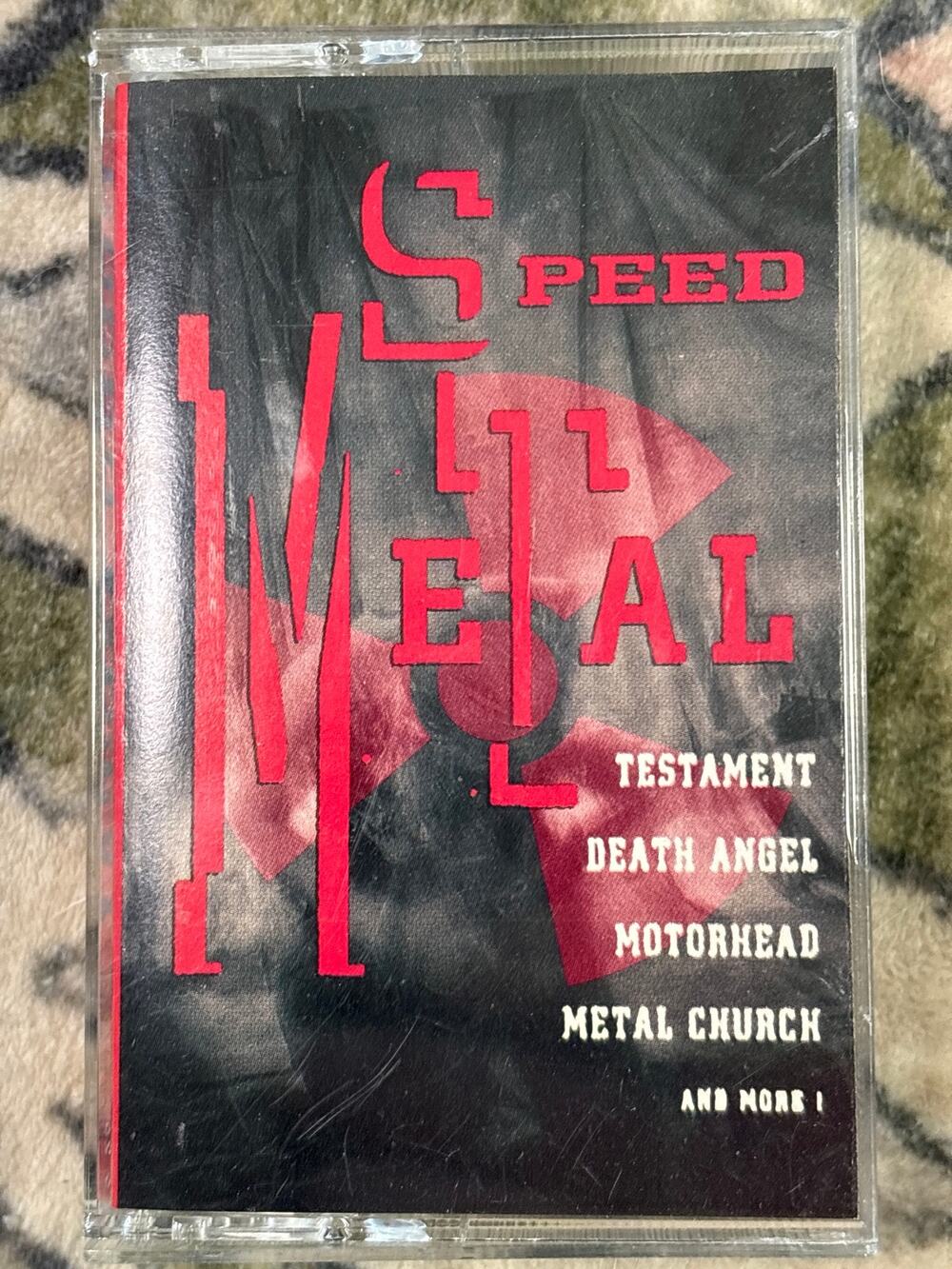 Speed Metal Comp. Cassette 1991 Vtg Testament Death Angel Motorhead Pantera